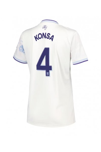 Aston Villa Ezri Konsa #4 Jalkapallovaatteet Naisten Kolmaspaita 2025-26 Lyhythihainen Aston Villa Ezri Konsa #4 Jalkapallovaatteet Naisten Kolmaspaita 2025-26 Lyhythihainen